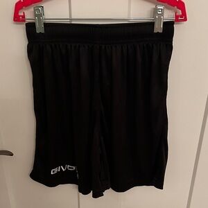 Givova Black Sports Shorts, size M